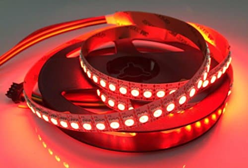 1M 5V APA102 144 LEDs/M PCB Pixels LED Strip Nonwaterproof IP30 Led Digital Strip Individual Addressable APA102C (White PCB)