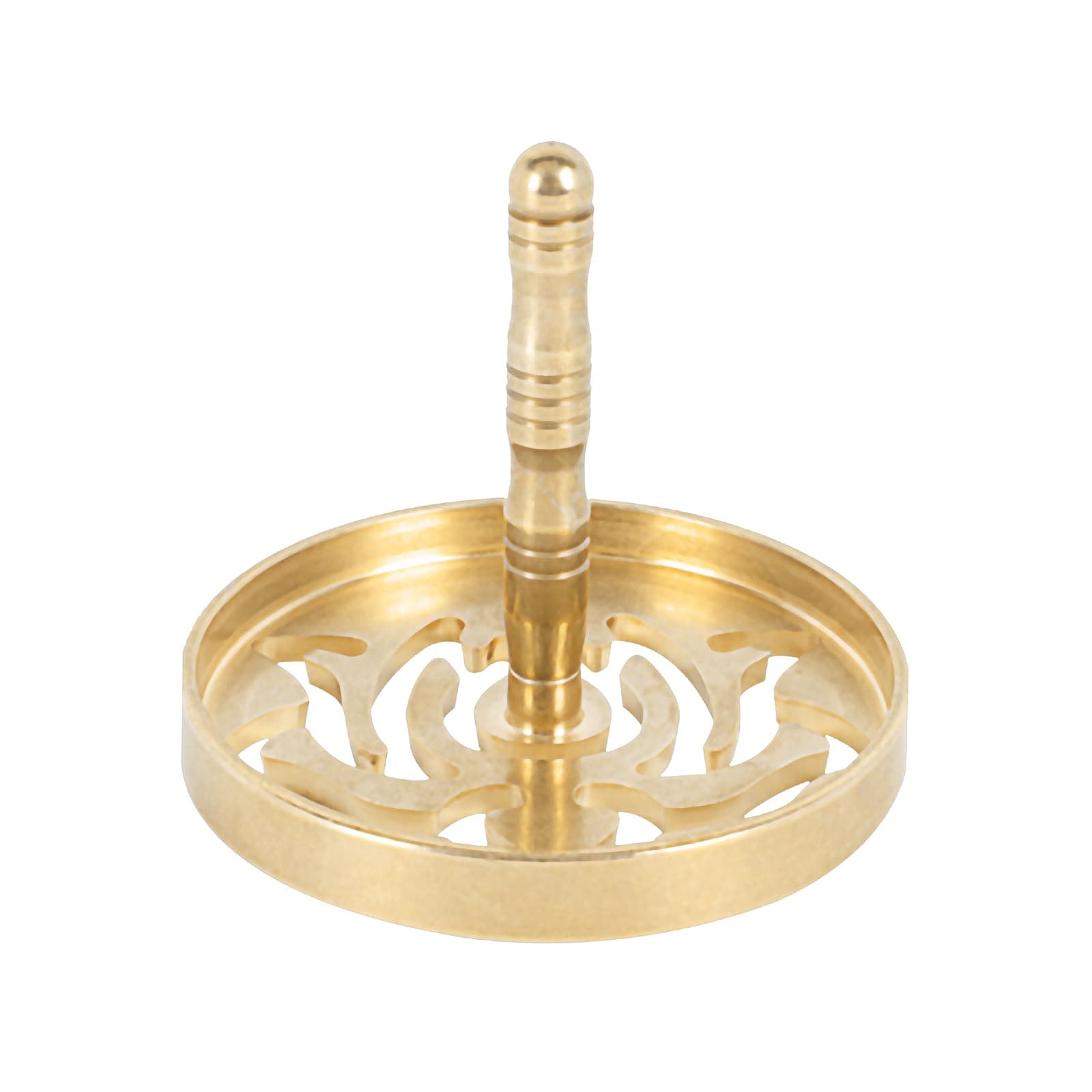 1pc Ash Press Incense Burner Accessories Brass Incense Press Brass Censer Supply