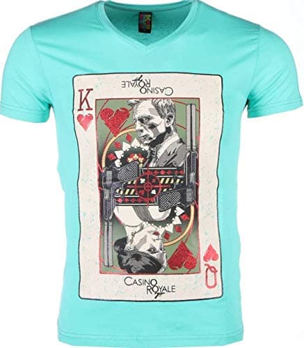 T-Shirt - James Bond Casino Royale Print - Green