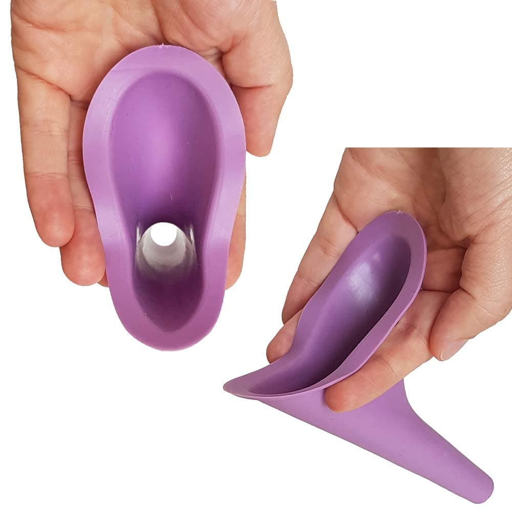 HydraMate Female Funnel - Wee Urination Funnel For Ladies. Pee standing up into a bottle, bush, toilet or urinal. Sturdy and Lightweight for travel, hiking, camping and festivals. Weight 21g.