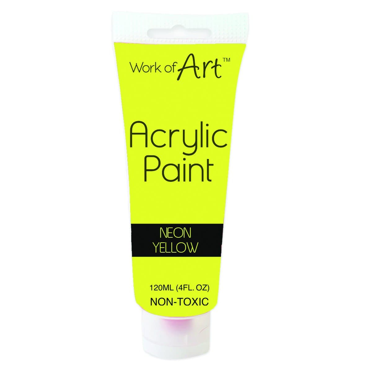 Work of Art Acrylic Paint - Neon Yellow