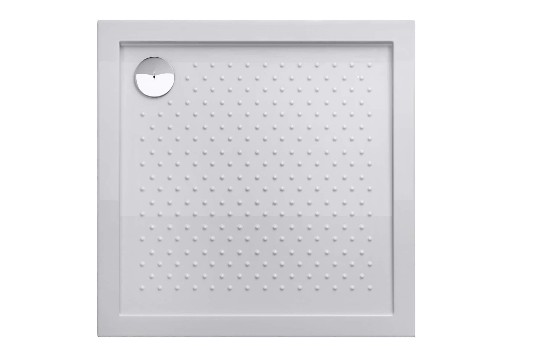 Durovin Bathrooms 750 x 750 x 40mm Shower Tray Anti Slip Surface Various Sizes,Acrylic Material, Square Shape