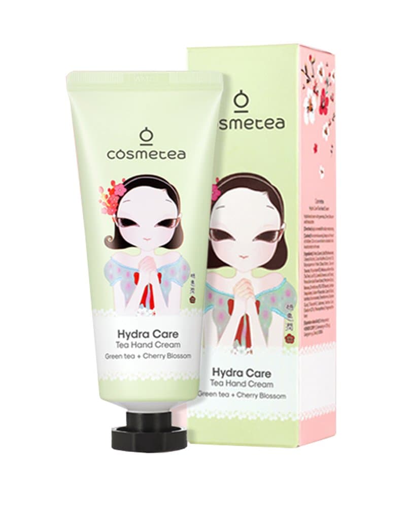 COSMETEA Tea Hand Cream Hydra Care (Green Tea + Cherry Blossom)