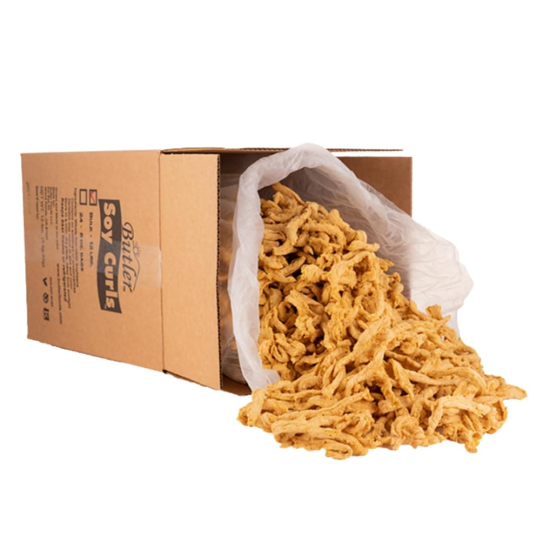 Soy Curls, 12 lb. Bulk Bag