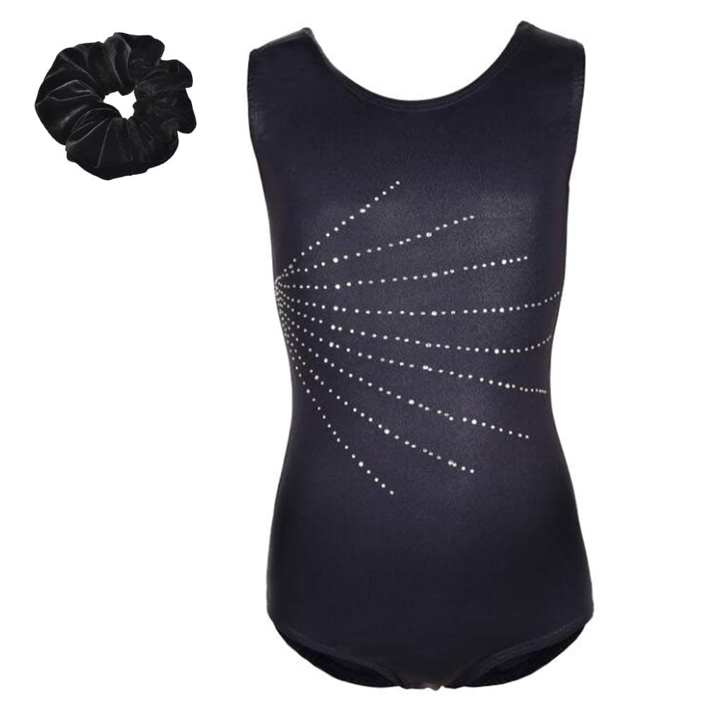 Tigerhu Leotards for Girls Gymnastics Athletic Sparkly Dancewear Activewear