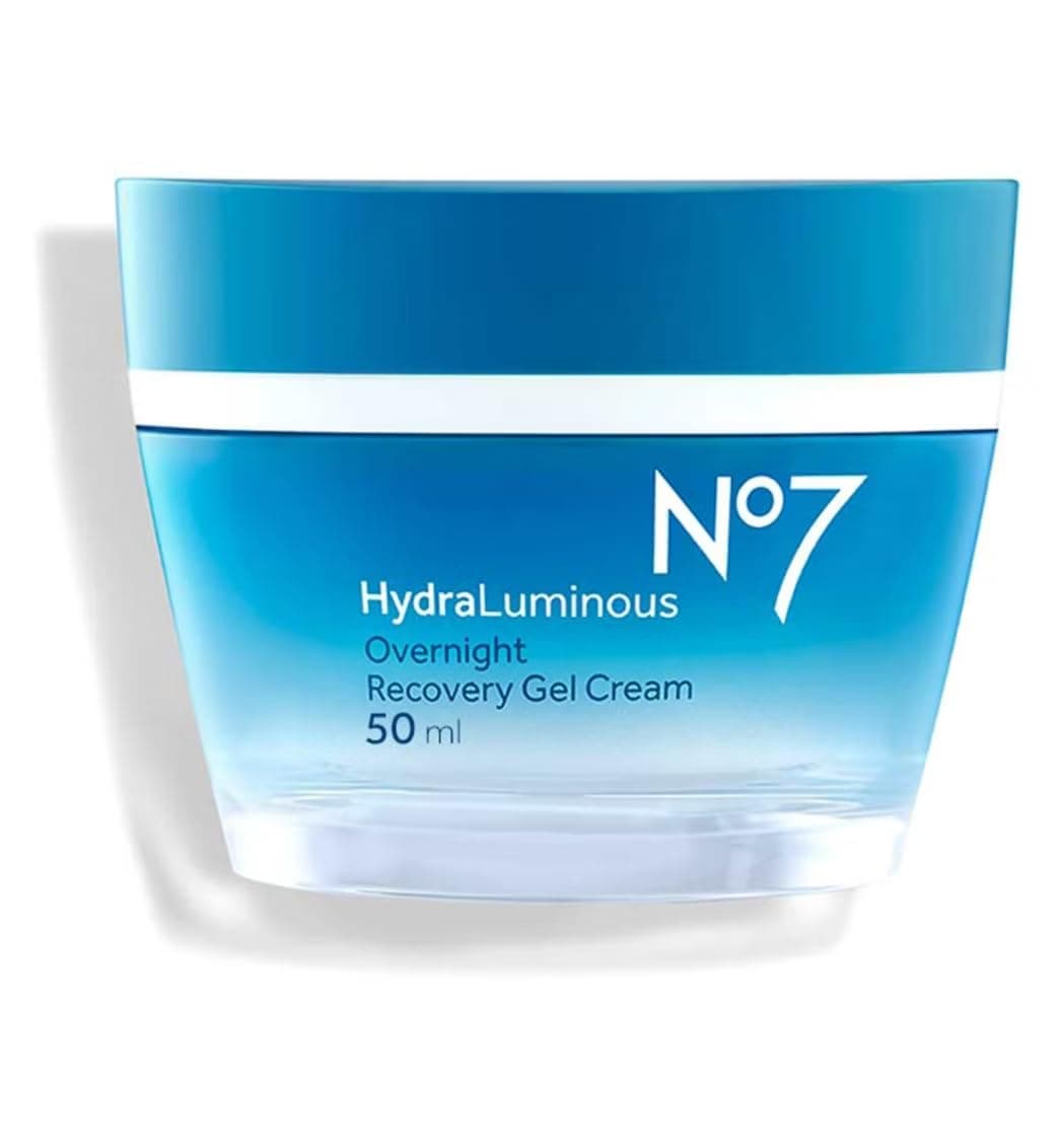 No7 HydraLuminous Overnight Recovery Gel Cream, 50ml