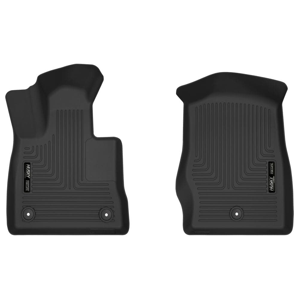 Husky Liners X-act Contour Floor Mats | Fits 2020-2026 Ford Explorer | Front Row, 2-pc Black - 54871