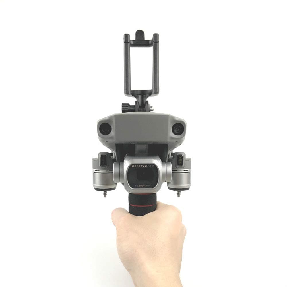 KINGWON Handheld Gimbal Stabilizer for DJI Mavic 2 Pro Fixing Camera Bracket Mount for Smartphone,Foam Handle Grip with 1/4 Screw Base