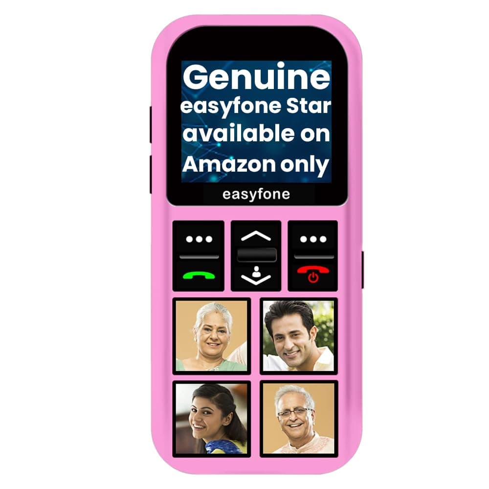 Star - Safety Device Cum Phone for Kids with SOS, GPS Tracking, Discreet Listening, Photo Dial, No Internet, 10 Days Battery Backup, Parental Control by Seniorworld