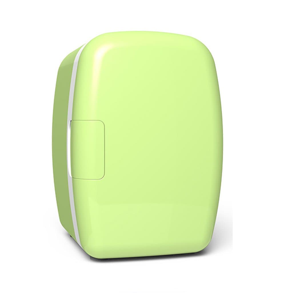 The harvest season- 6L Car Refrigerator, Refrigeration Small Refrigerator Dormitory Home Refrigerator Breast Milk Cosmetics Freezer (Color : Green)