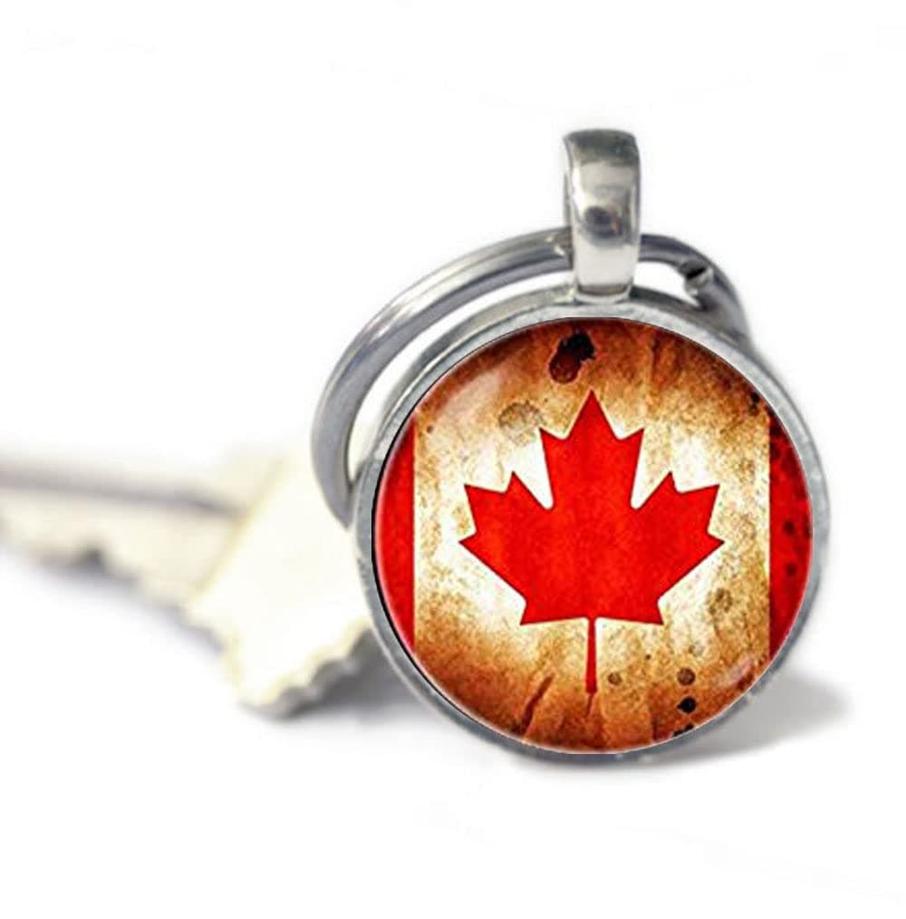 we are Forever family Canadian Flag Keychain, Flags Key Ring,Canadian Jewellery, Flag of Canada Maple Leaf Key Chain,Travel Gift,Canadian Jewelry