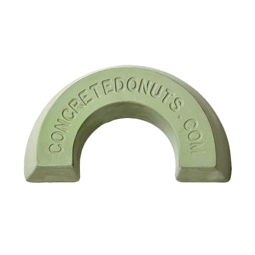 Concrete Donut for a Rotary Head Half, Large, Green