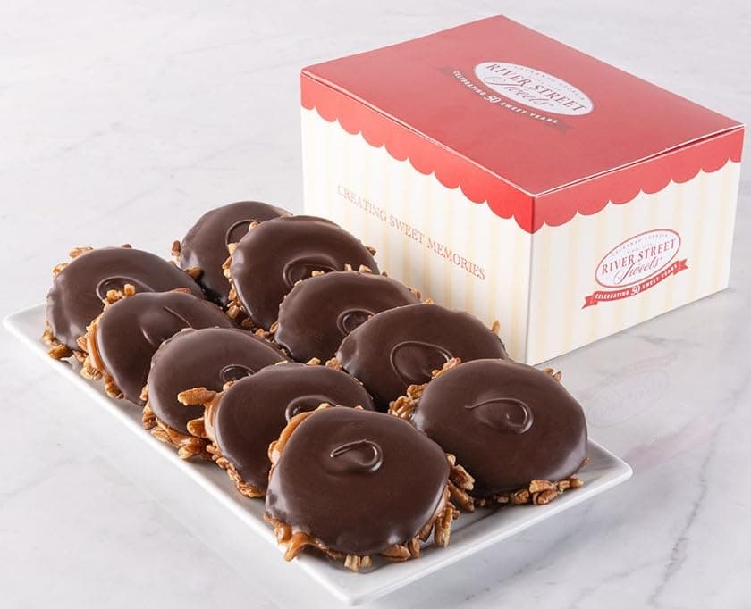 Dark Chocolate Bear Claws Classic Box, 10 Piece | River Street Sweets