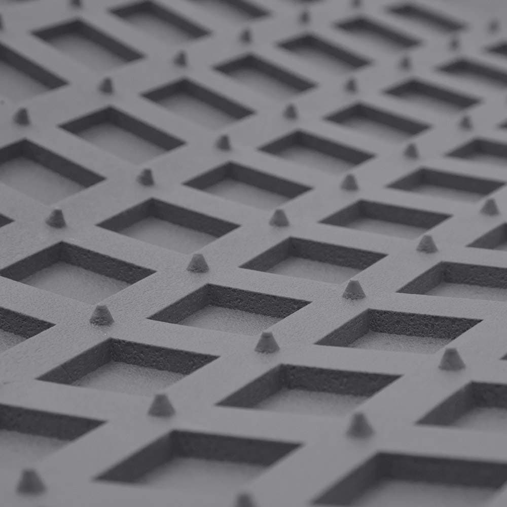 Motor Trend FlexTough Rear Cargo Mat – Heavy-Duty Trimmable Car Trunk Mat for Back of SUV, Universal Rear Cargo Liner for SUV, Flexible Trunk Liner, Automotive Floor Mats & Cargo Liners (Gray)