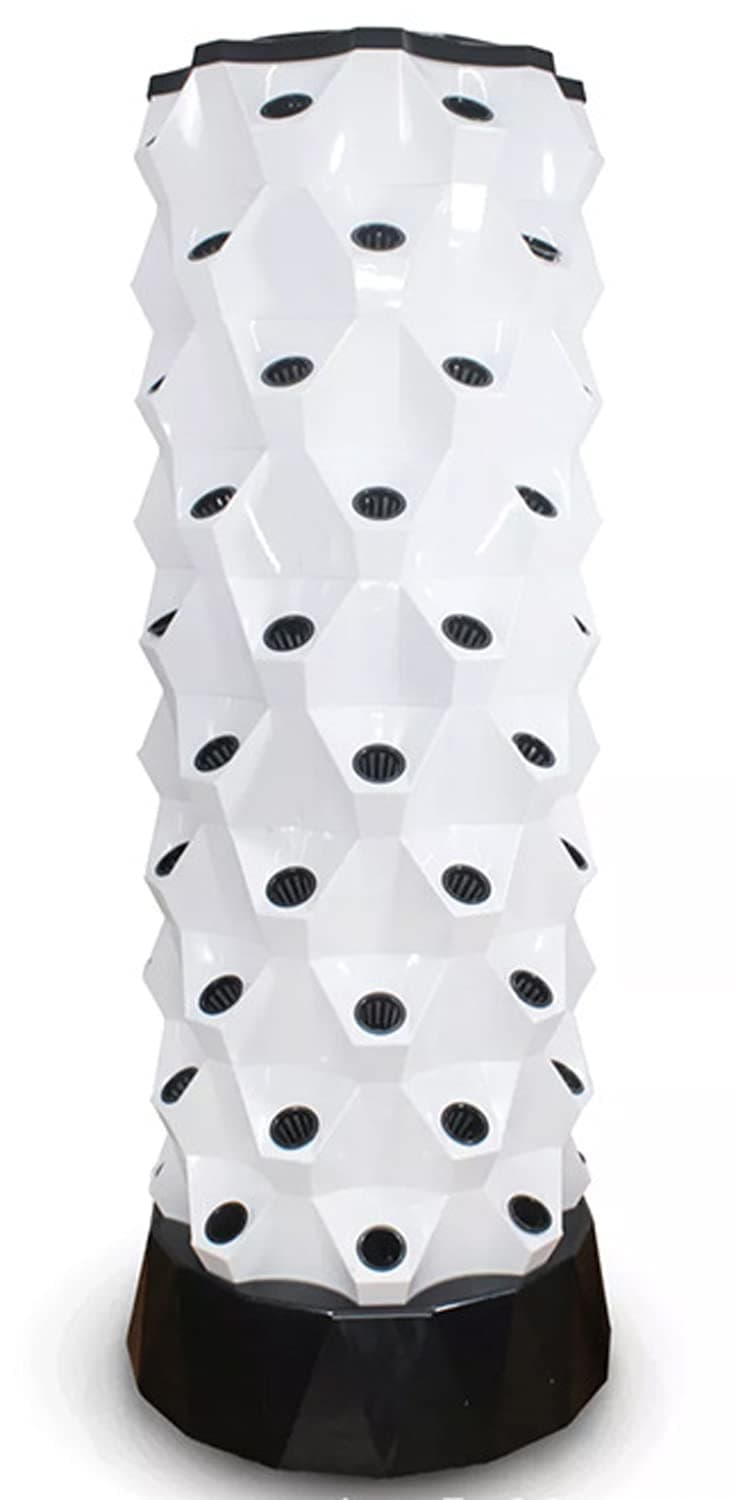 Hydroponics Tower, Aquaponics Grow System, 80 Pots Garden Tower Hydroponic Growing Kit for Indoor Gardening, Fruits and Vegetables with Hydrating Pump, Timer, Adapter, Seeding Bed & Net Pots