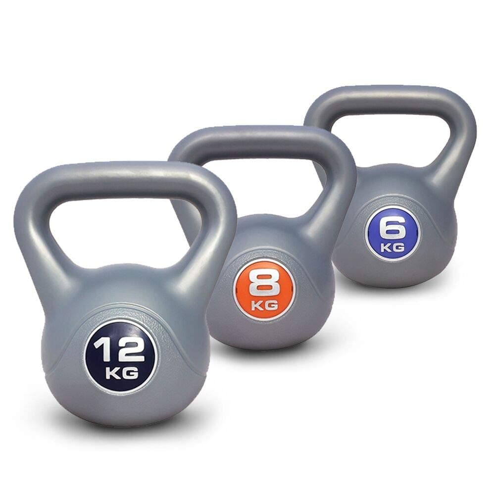 IQI Kettlebells 6kg 8kg 12kg Vinyl kettle bell Kettlebell set Fitness Strength Workout