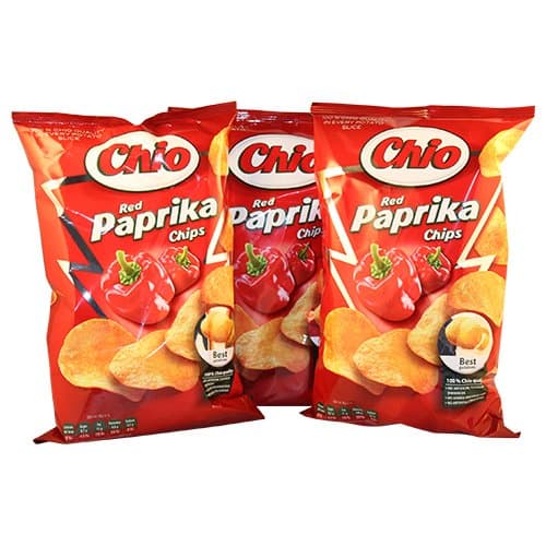 Chio Potato Crisps with Paprica Flavor 90g (Pack of 3)