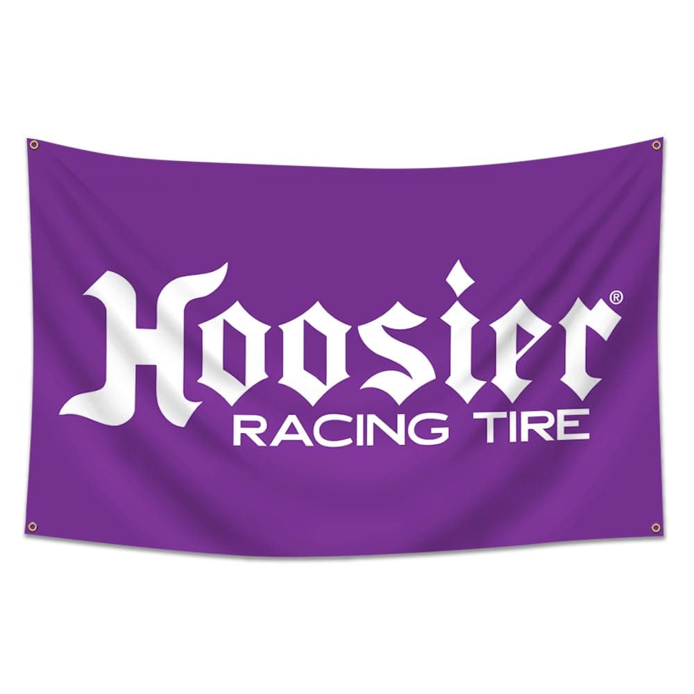 Hoosier Racing Tire Flag 3x5Ft Banner for Man Cave Garage Tire Shop Wall Decor Signs