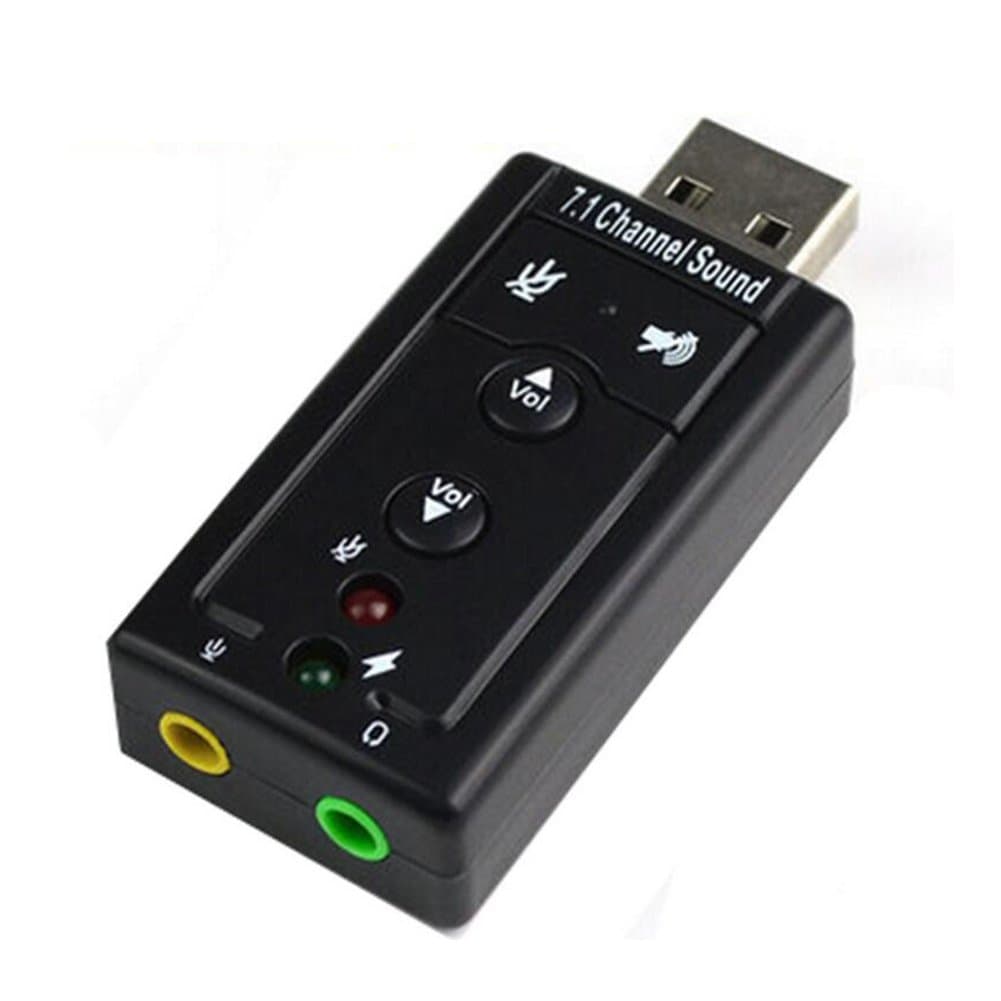 TOOGOO(R) 7.1 Channel USB External Sound Card Audio Adapter