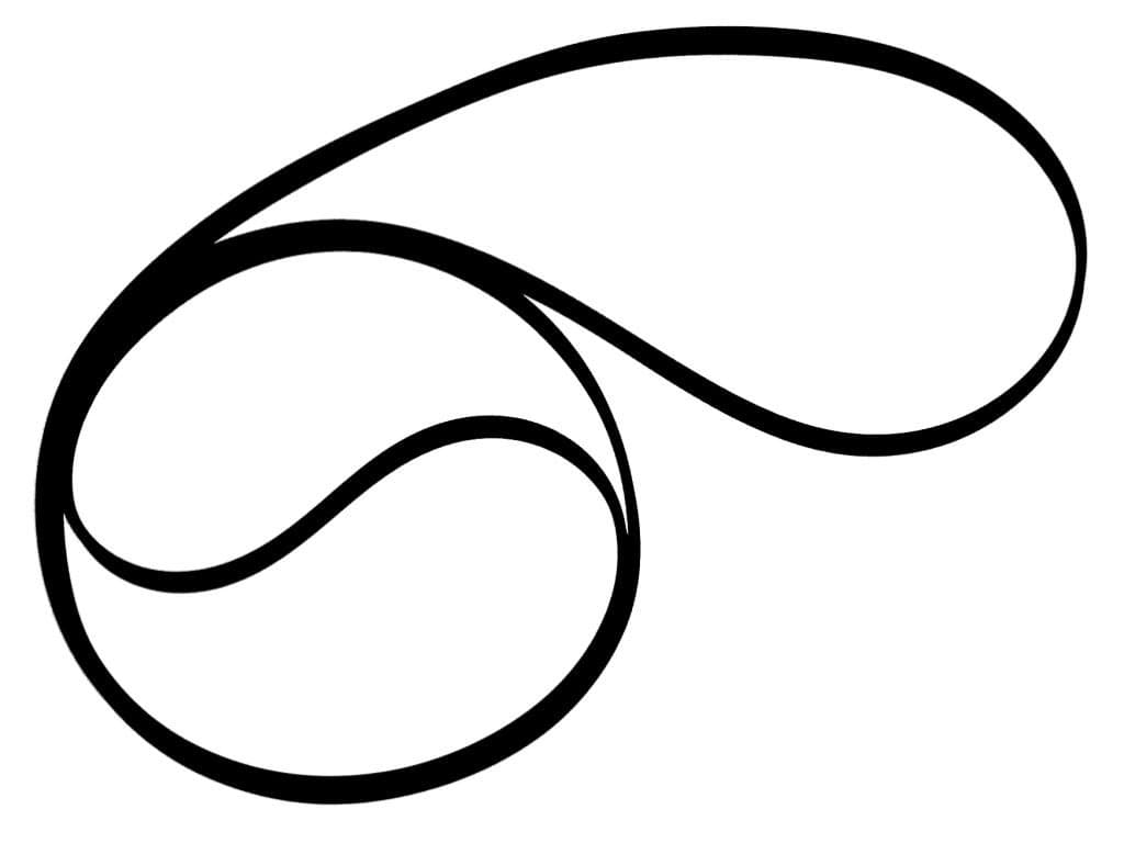 TURNTABLE DRIVE BELT - FOR THE SHARP VZ-2000XA VZ-3000 VZ-3500 VZ-3510 RP-113