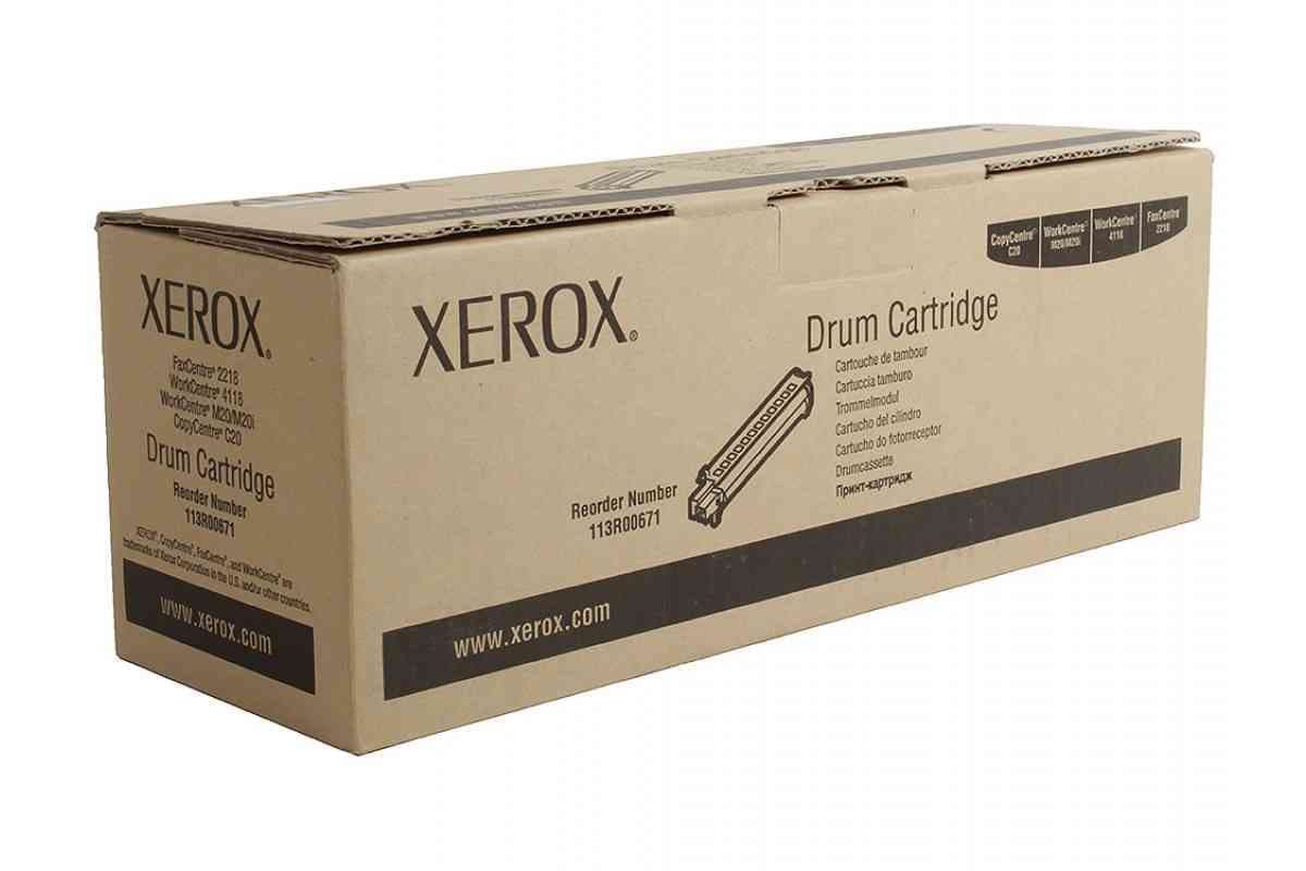 Xerox 113R00671 C20 2218 M20 M20i 4118 Toner Drum Cartridge (Black) in Retail Packaging