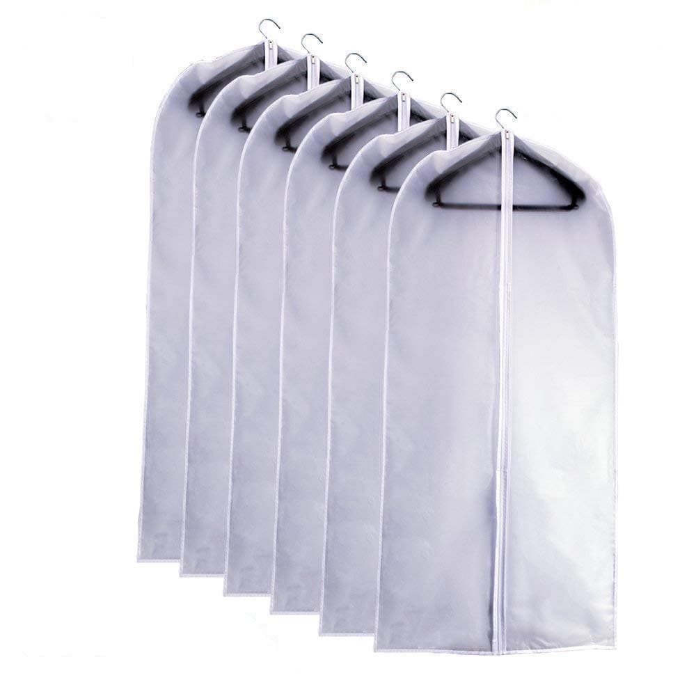 Garment Bags for Hanging Clothes 24''X48'' Suit Bags for Closet Storage (Pack...