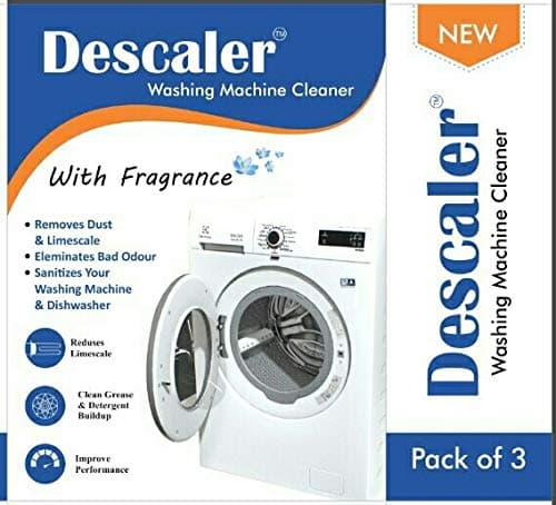 Wazdorf Descaler Powder for All Washing Machines (Samsung, Whirlpool, Lg, IFB, Bosch, Haier, Godrej) (Washing Machine descaling powder and Drum cleaner) Scale Remover, (300Gm)