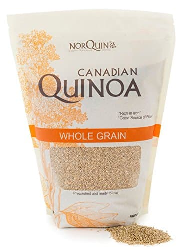 NorQuin Golden Quinoa, 4 Pound, Whole Grain, Gluten Free, Kosher, Non GMO, Plant Based Complete Protein, Prewashed Ready to Cook
