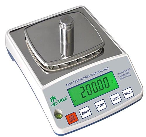 Laboratory Balance Tree HRB602 600g x 0.01g Calibrated Anycal Digital Weigh Tare Portable Pharmaceutical Medical Biology Precision Home Kitchen Scientific University Jewellery Scale