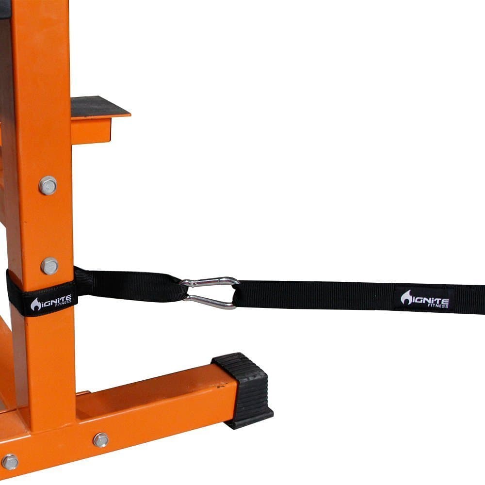 Ignite Fitness Anchor Strap Kit (Pair) for Battle Rope Training, Great Addition to Crossfit Circuits, Features Commercial Grade Nylon and Ultra Heavy Duty Carabiner, Easy to Use, Extreme Durability