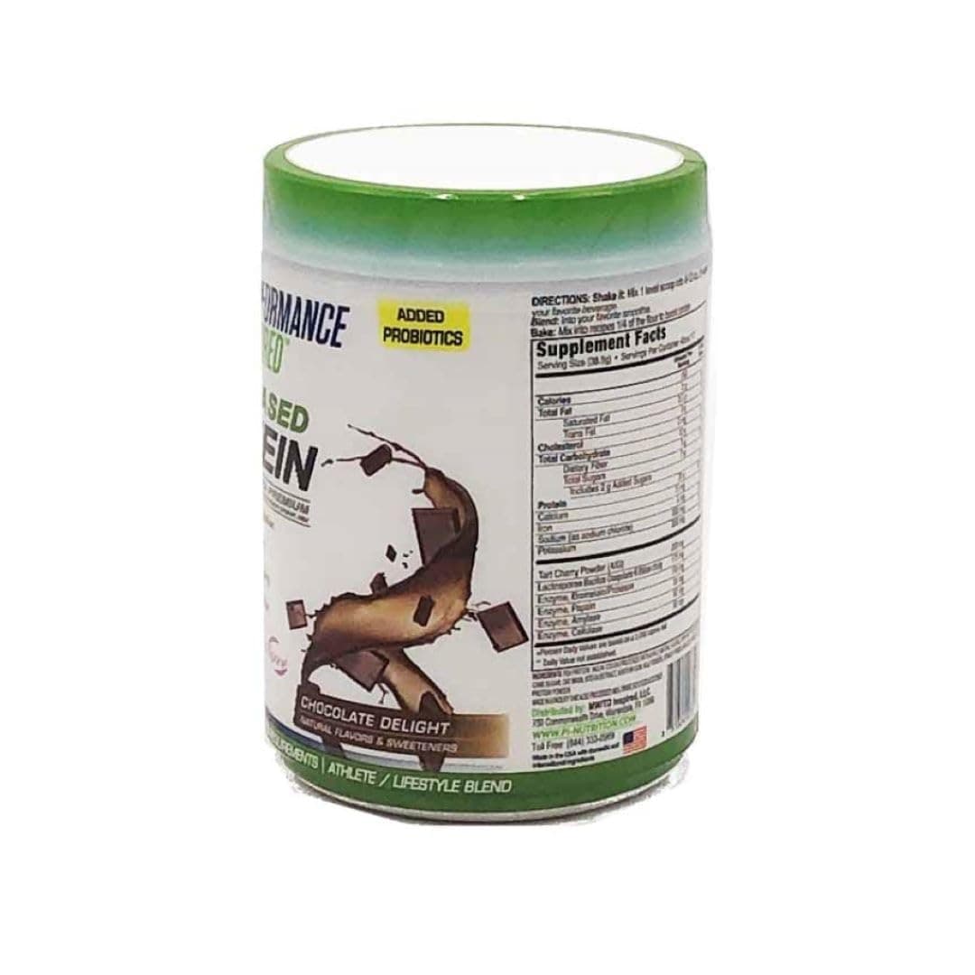 Nutrition Plant Protein Powder – All Natural – 20G Protein – 1B Probiotics – Digestive Enzymes – Fiber Packed – Gluten Free – Chocolate Delight – 1.5lb