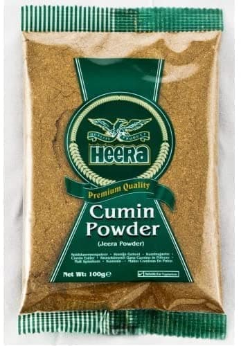 HEERA Cumin Powder JEERA Powder 100g (Pack of 1) – Indian Spice Masala – Ground Spice for Cooking or Baking – add Taste and Flavour to Meals