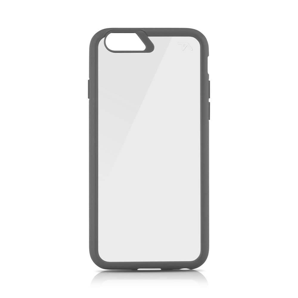 Tech Armor FlexProtect Grip Sheer Scratch-Resistant Case / Cover with Bumper for iPhone 6 (Air Space Grey/Clear)