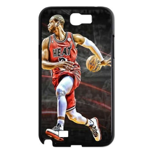 Art Print Poster Diy Dwyane Wade Samsung Galaxy Note 2 N7100 case Back UN785962