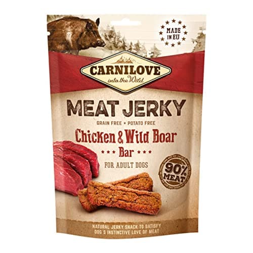 CarniloveJerky Snack Chicken & Wild Boar Bar 100gm