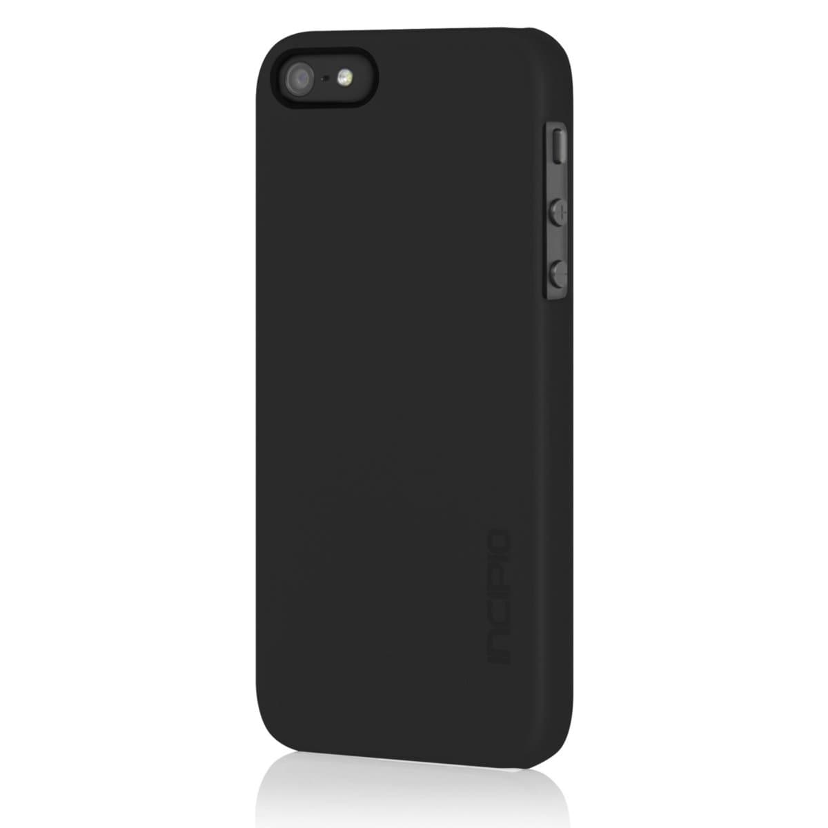 Incipio iPhone 5s Ultra Thin Case, [Feather] Snap-On Shockproof Slim Case fits iPhone 5, iPhone 5s, and iPhone SE - Retail Packaging - Black