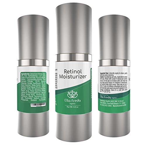 Retinol Night Cream for Face - Anti wrinkle Face Moisturizer with Hyaluronic Acid, Jojoba Oil - Anti Aging, Diminishes Wrinkles, Fine Lines and Acne 2 oz.