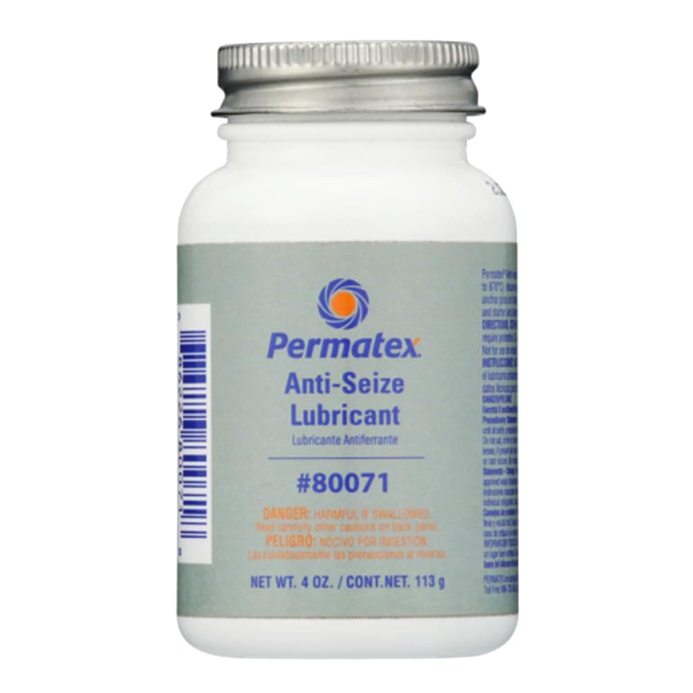 Permatex 80071 Anti-Seize Lubricant with Brush Top Bottle, 4 oz.
