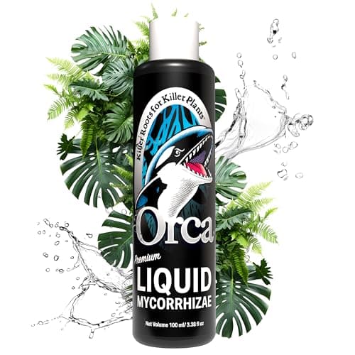 100 ml Orca Liquid Mycorrhizae for Plants - Mycorrhizal Fungi Root Stimulator and Booster - Enhance Plant Success with Microbes for Soil