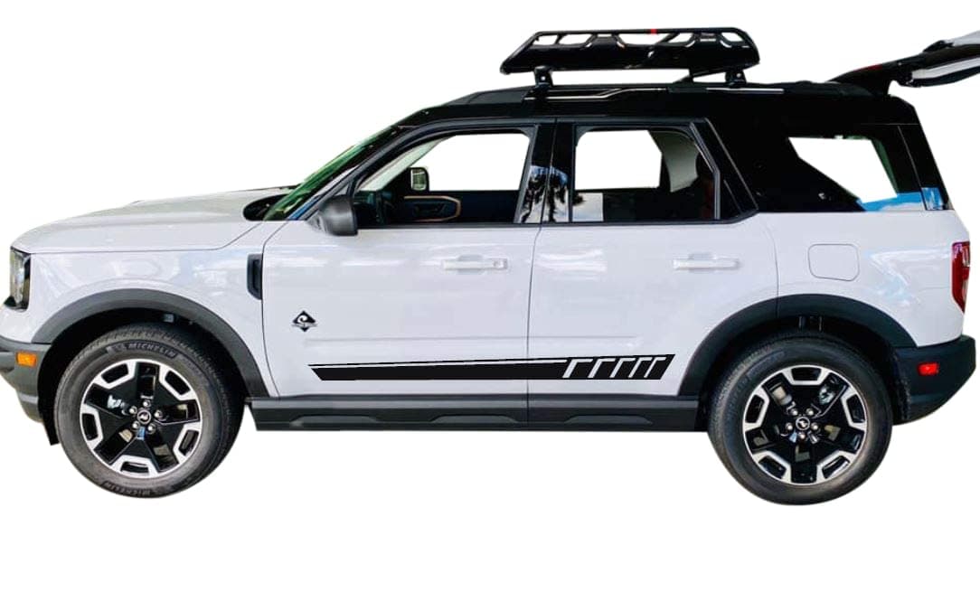 Cool Door stripes decals stickers compatible with Ford Bronco Sport 2021-2026