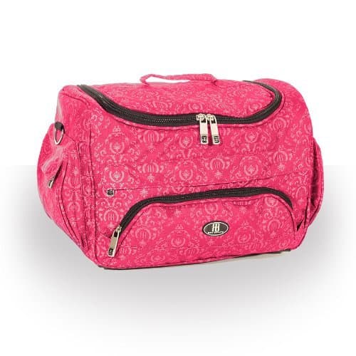 Roo Beauty Hairdressing Tool Bag, Hair Salon Storage Holder, Beauticians Organiser Case in Imperial Pink