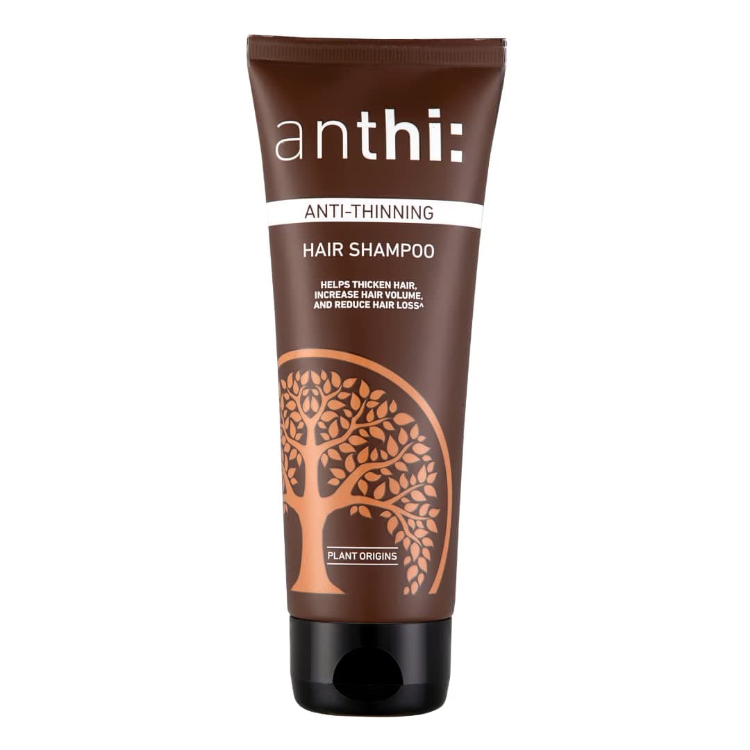 anthi: Anti-Hair Thinning Shampoo, Hair Thickening and Volume boosting, Sulphate and Paraben Free, Plant-origins shampoo, 100 ml