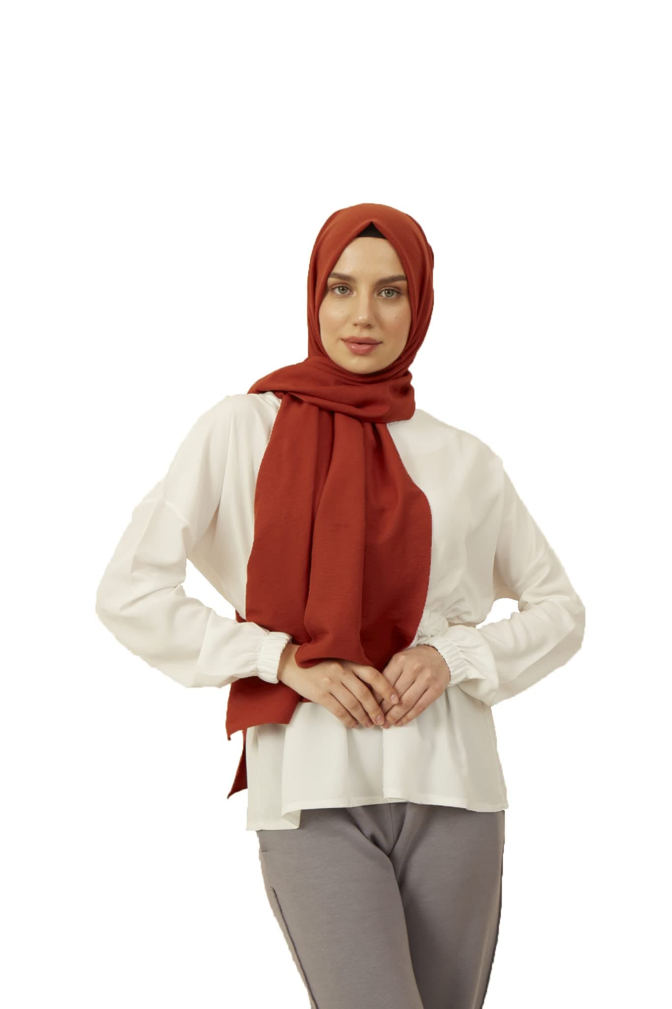 MADAME POLO Luxury Scarf Hijab Muslim Islamic Arabic Scarf Hijab Abaya Abaya Shawl Scarf Soft, One Size - 75 x 190-195 cm