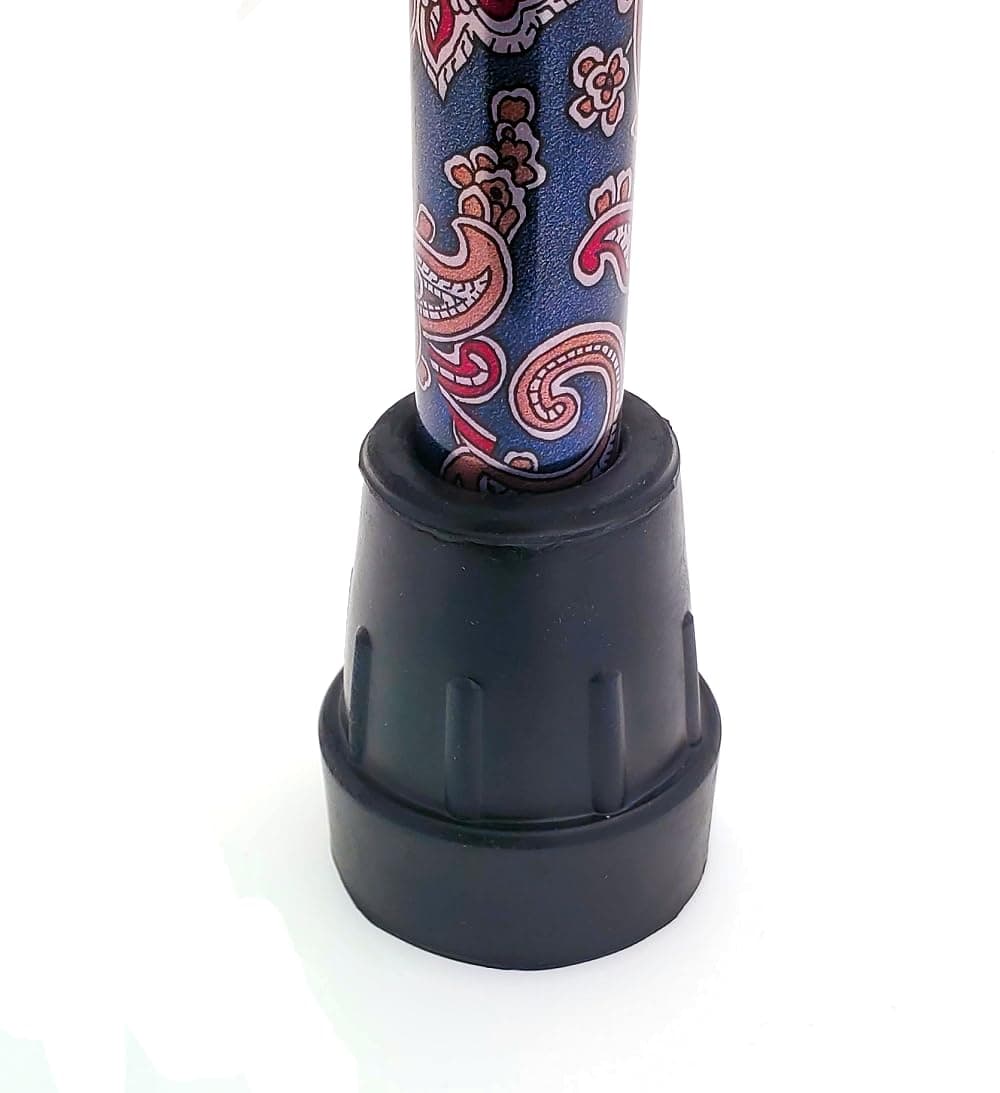 Qty: 4x 16mm 5/8" Heavy Duty Rubber Ferrules For Walking Sticks - Black - By Lifeswonderful®