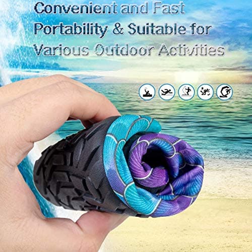 YALOX Water Shoes Women's Men's Outdoor Beach Swimming Aqua Socks Quick-Dry Barefoot Shoes Surfing Yoga Pool Exercise