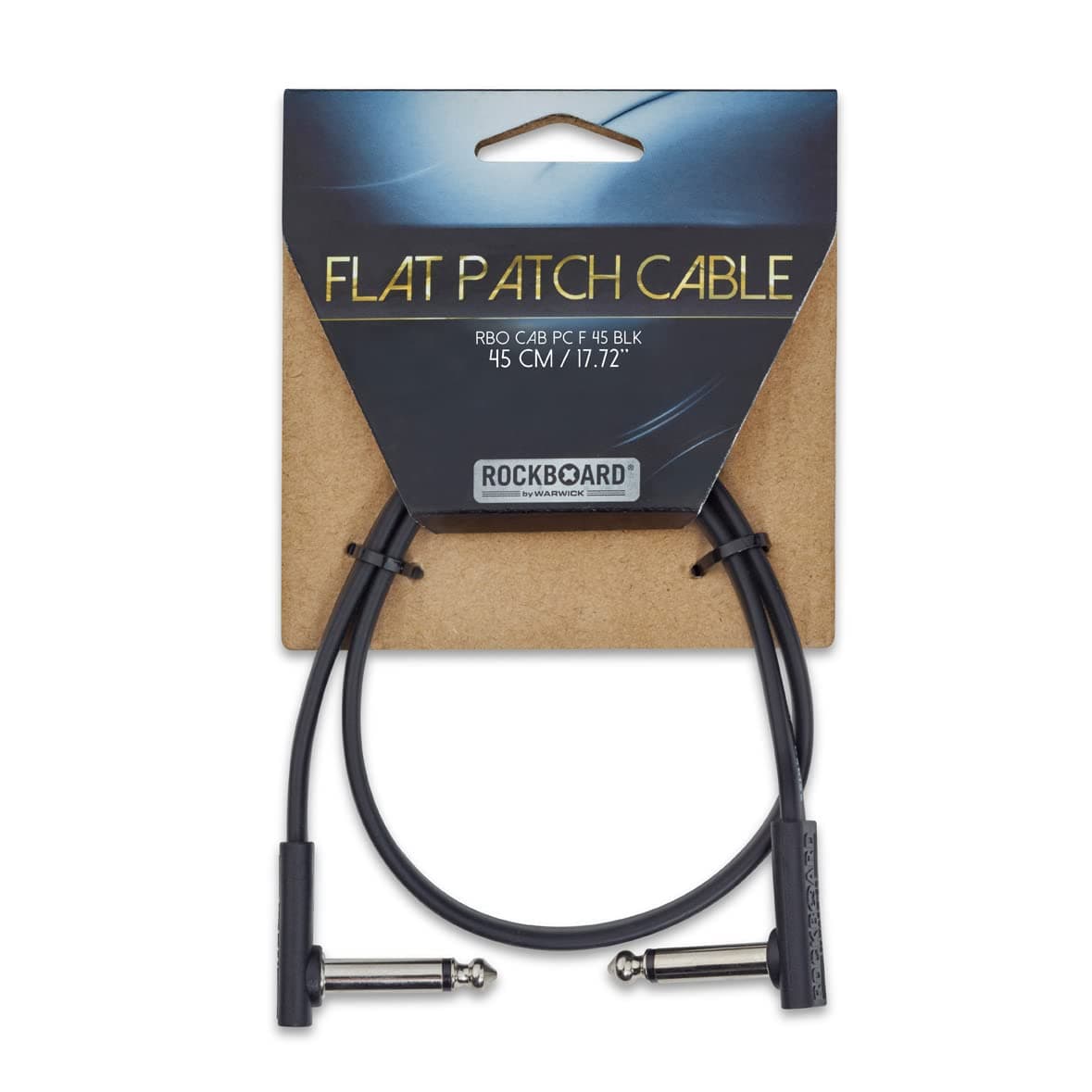 RockBoard Flat Patch Cable Black 45 cm (17.72")