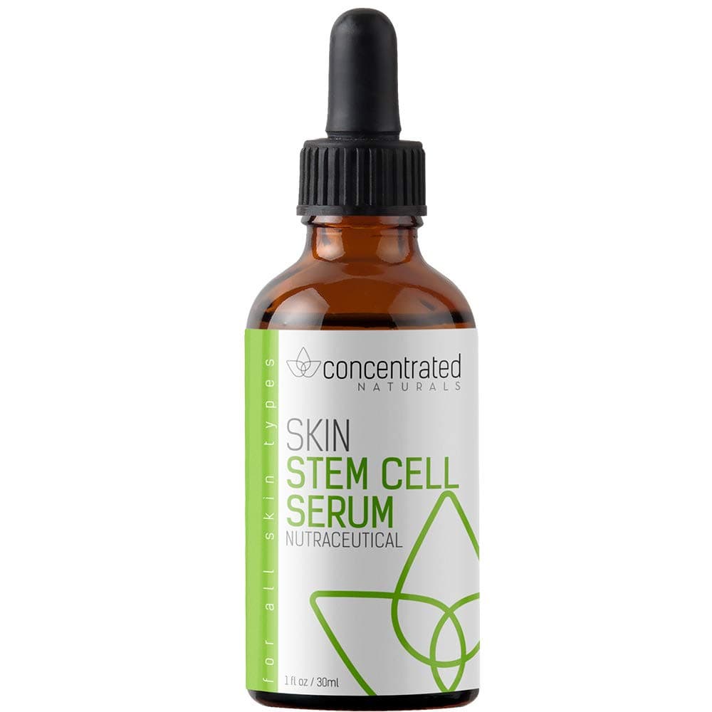 Nutraceutical Stem Cell Serum for Face with Seaweed Extract, Hyaluronic Acid, Fruit Stem Cell Extract, Tea Blend Extract | May Help Hydrate, Firm and Brighten Skin | 1 fl oz / 30 ml