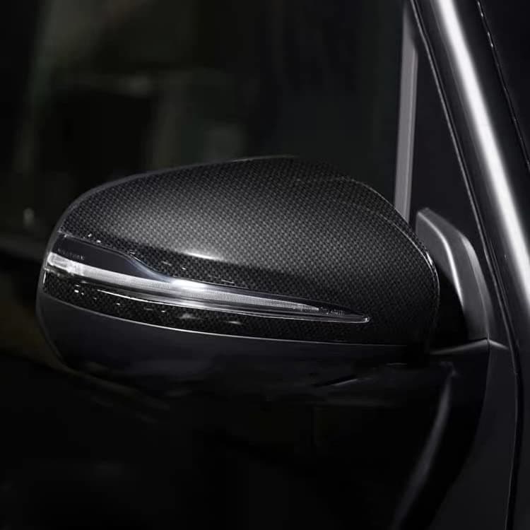 Glossy Carbon Fiber Mirror Casing For Benz W464 W463A G-Class Wagon G63 2019-24