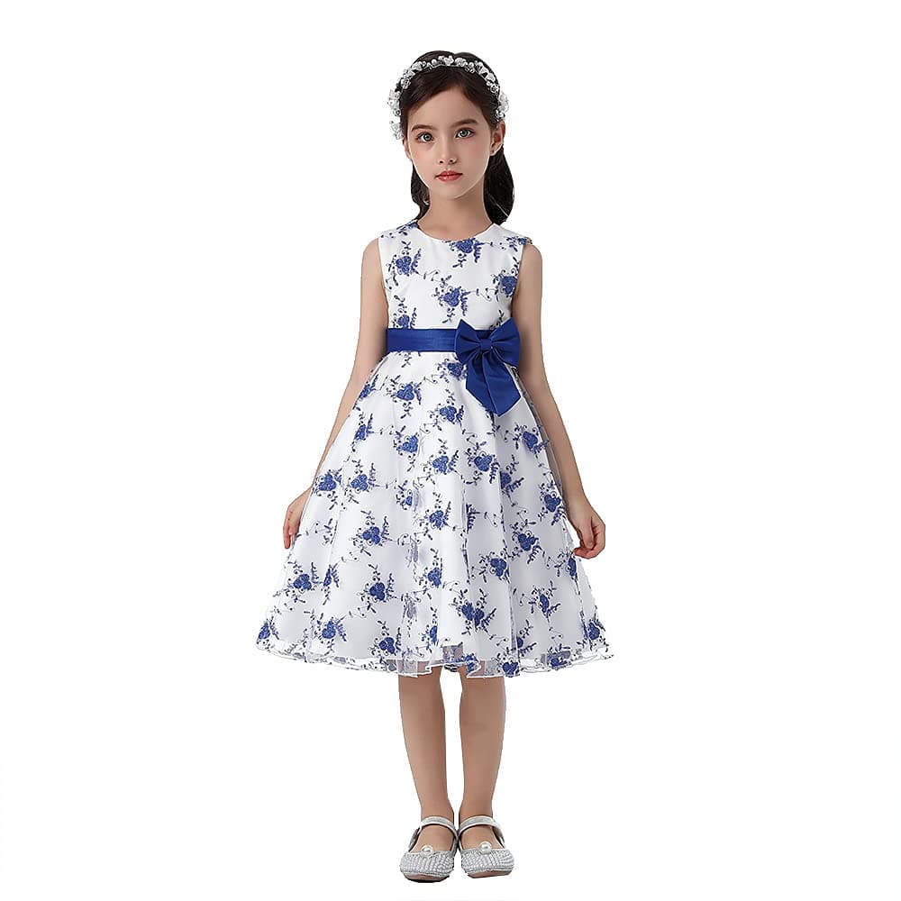 CichicGirls' Party Dress 2-10 Years Flower Wedding Dress Elegant Formal Dress