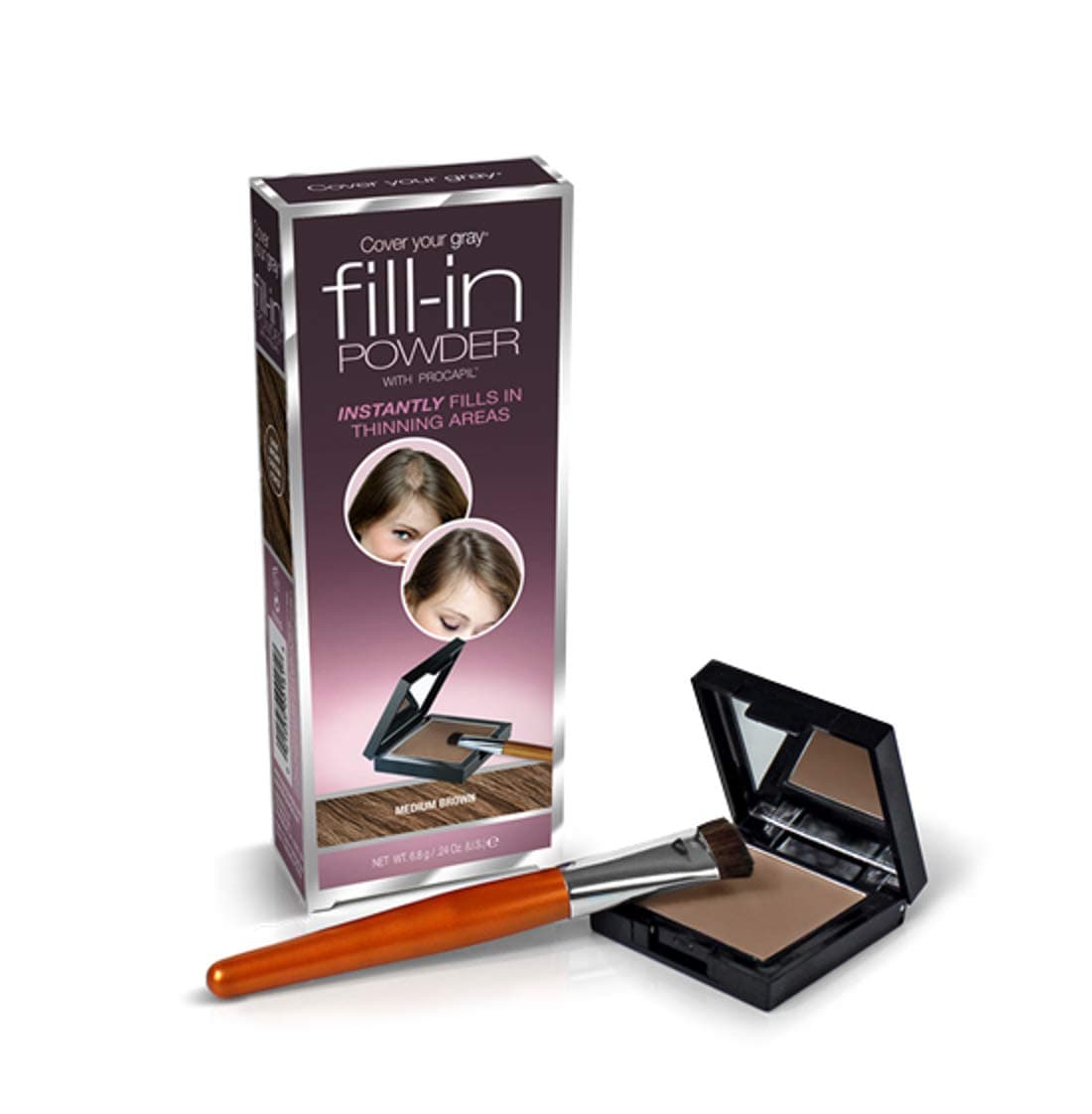 Fill In Powder - Medium Brown (Pack of 6)